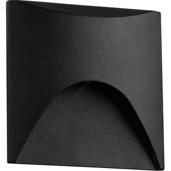 Kanlux 39139 - LED стълбищно осветително тяло EXIN LED/2, 5W/230V 4000K IP65 черно hr (KX2621)