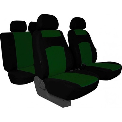 Autopoťah Pok-ter Classic plus zeleno-čierne frote-textil