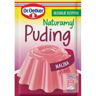 Dr. Oetker Naturamyl puding s malinovou příchutí 37 g