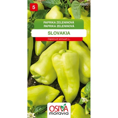 Osiva Moravia Paprika zeleninová SLOVAKIA