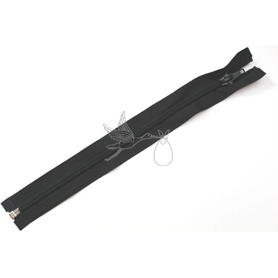 Spirálový zip 25cm - dělitelný - černý - Oeko-tex - class I