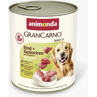 Animonda Gran Carno Adult hovädzie králik bylinky 800 g
