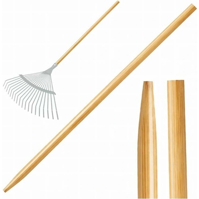 Jipos Tools Dřevěná násada na koště 120 cm bez závitu R2262