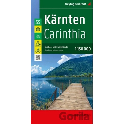 Korutany 1:150 000 / automapa a mapa volného času - freytag&berndt