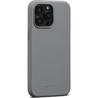 Woolnut kožený iPhone 15 Pro Max sivé