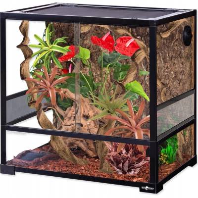 Repti Planet skládací skleněné terárium Premium 91,4 x 45,7 x 90 cm