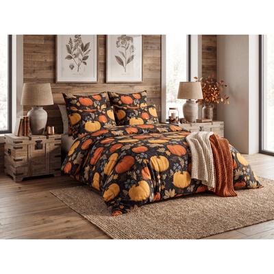 Textilomanie Obliečky z mikrovlákna ORANGE PUMPKINS farebné 70x90 140x220