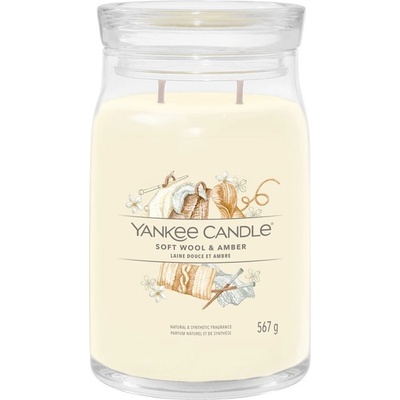 Yankee Candle Signature Soft Wool & Amber 567 g
