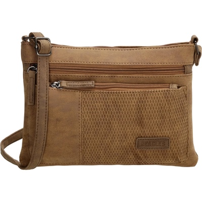 Beagles Brunete dámska crossbody kabelka 24 cm koňaková