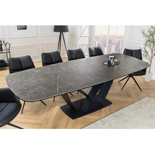 Luxd Rozťahovací keramický stôl Vallerina 180-220-260 cm grafit