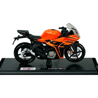 Maisto Motocykel KTM RC 390 čierno-strieborno oranžová 1:18