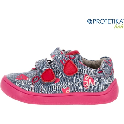Protetika detské barefoot topánky Roby fuxia
