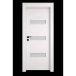 EUROSTILL Интериорна врата с каса EUROSTILL MILANO с остъкление TW 78x205 cm Бяло (DMTW20578W110/S)