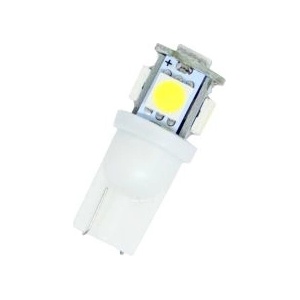 CarMart Лед крушки тип t10 с 5 smd диода 6000k