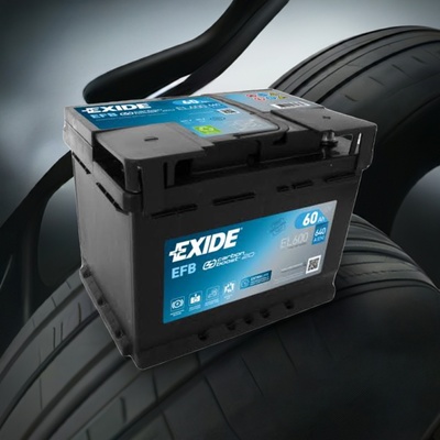 Exide Start-Stop EFB 12V 60Ah 640A EL600 | Zboží Auto