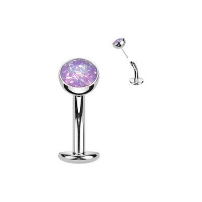Šperky4U obrácený Push In piercing do pupíku titan TIT1232-OP38