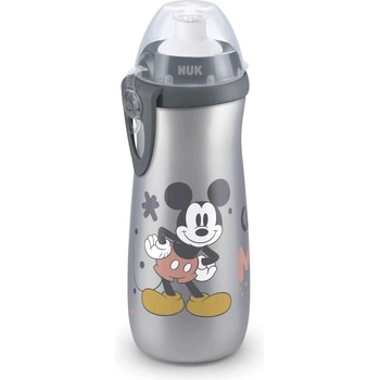 NUK Cup fľaša Mickey sivá 450 ml