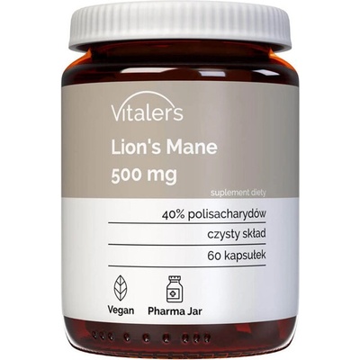 Vitaler's Имунитет и мозъчна функция - Лъвска грива, 500 mg х 60 капсули (406736 (VIT-0673) VIT)