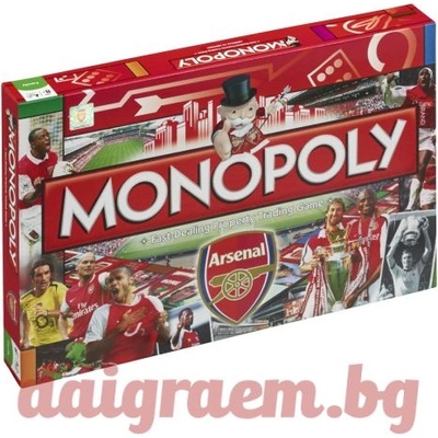Winning Moves Настолна игра Монополи ФК Арсенал (wm09751)
