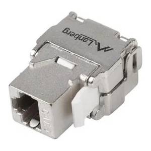 Lanberg Конектор Lanberg KSF6-2000, Keystone RJ45, Cat6 FTP, сребрист (KSF6-2000)