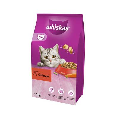 WHISKAS Adult s hovädzím mäsom 14 kg