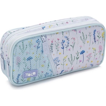 YOLO Ученически несесер YOLO Botanical - 2 ципа (121274-170-85)