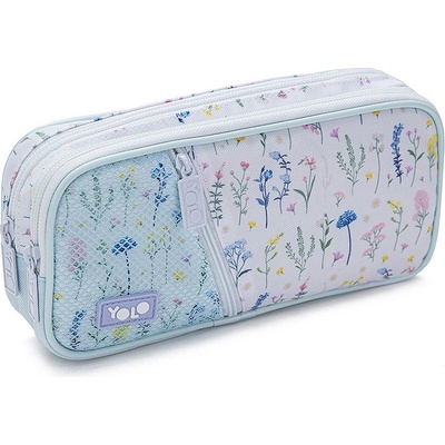 YOLO Ученически несесер YOLO Botanical - 2 ципа (121274-170-85)