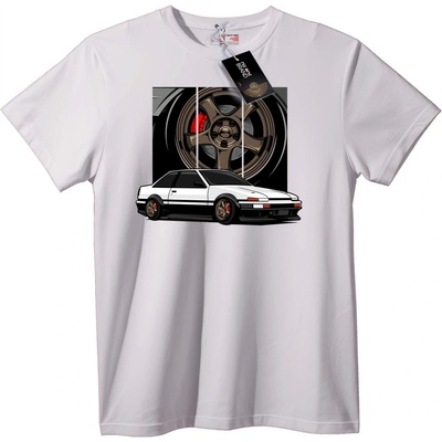 NOONEBRAND Тениска AE86 за почитатели на коли - 2XL, White