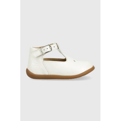 Pom D'api Детски половинки обувки от кожа Pom D'api в бяло (O1ALAV04R3.18.23)