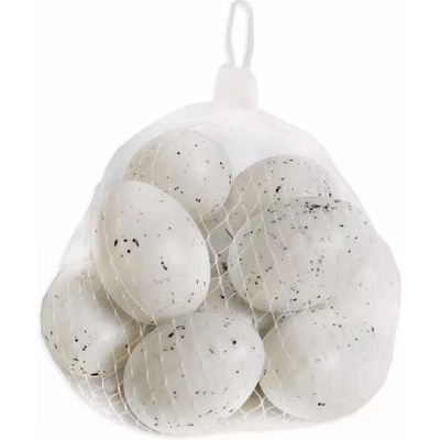 Lepaso Vajíčka přízdoba pvc 12ks/5cm bílá
