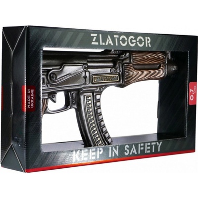 Zlatogor AK-47 Vodka 38% 0,7 l (kazeta)