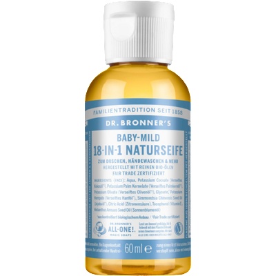 Dr. Bronner's 18in1 Деликатен натурален сапун - Бебе - 60 мл