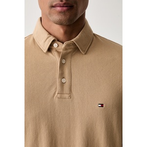 Tommy Hilfiger тениска с яка мъжка от памук (MW0MW43265)