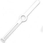 JC Силиконова каишка за Apple AirTag - JC AirTag Silicone Band (бял)