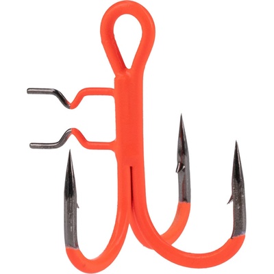 Mikado Trojháčky Jaws Vertical UV Oranžové 4 ks Vel.2