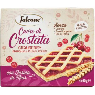 Falcone crostata koláče s červeným ovocím 4 x 60 g