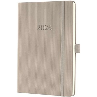 Sigel Conceptum A5 týždenný 2026 taupe