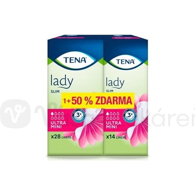 TENA Lady Slim Ultra Mini Inkontinenčné slipové vložky 42 ks