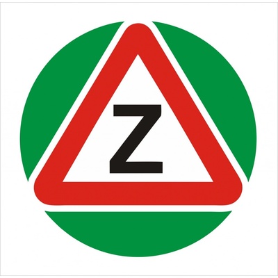 Začátečník, samolepka 10x10 cm