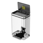EKO-Europe EKO Кош за отпадъци с педал X-CUBE- 30 литра - бял (EKO 936830 - White)