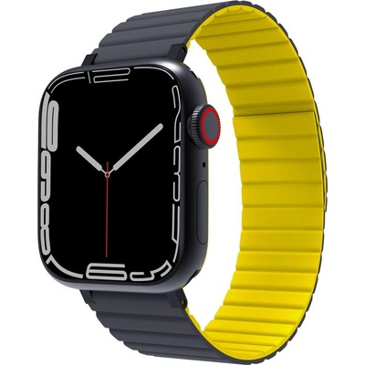 Jcpal FlexForm магнитна каишка за Apple Watch 38/40/41 мм сива/жълта (JCP6285) (JCP6285)