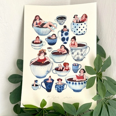 Grafika Stellion Kafíčko Velikost: A5