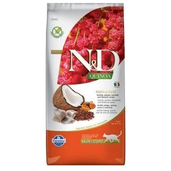 N&D Quinoa CAT Skin & Coat Herring & Coconut 5 kg