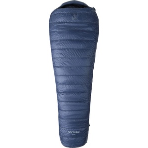 Nordisk Синтетичен спален чувал Nordisk Walløe +10° Mummy Sleeping Bag Down sleeping bag - Mood Indigo Blue (514-1475-0112) Спален чувал