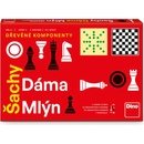 Šachy,Dáma,Mlýn