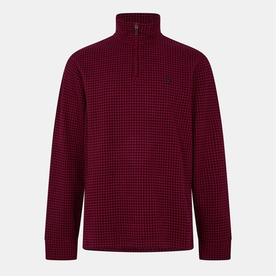 Ralph Lauren Блуза Polo Ralph Lauren Plaid Estate 1/4 Zip Sweatshirt - Red Holiday