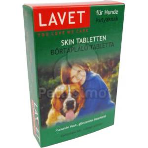 LAVET подхранващи таблаетки за кожа, за кучета 50 бр