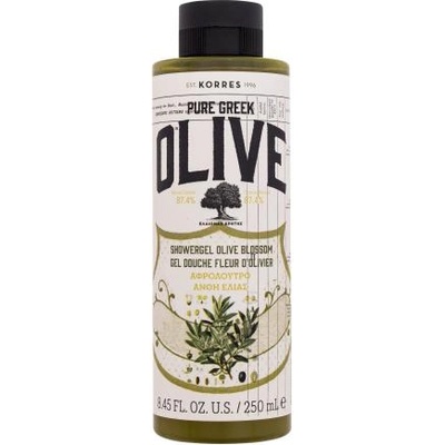 KORRES Pure Greek Olive Shower Gel Olive Blossom душ гел с аромат на маслинови цветчета 250 ml за жени