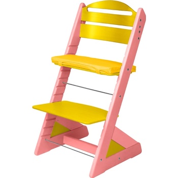 Jitro rostoucí židle Plus barevná Růžová + žlutá