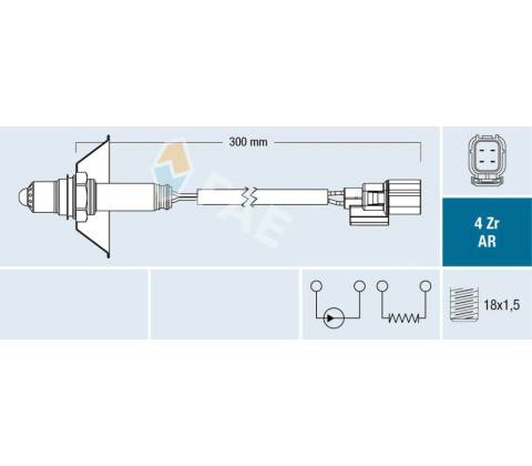 Lambda sonda FAE 75608
